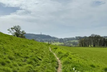Terrain on the Cotswold Way Terrain on the Cotswold Way